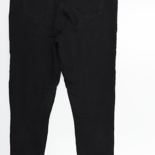 Papaya Womens Black  Denim Jegging Jeans Size 14 L27 in