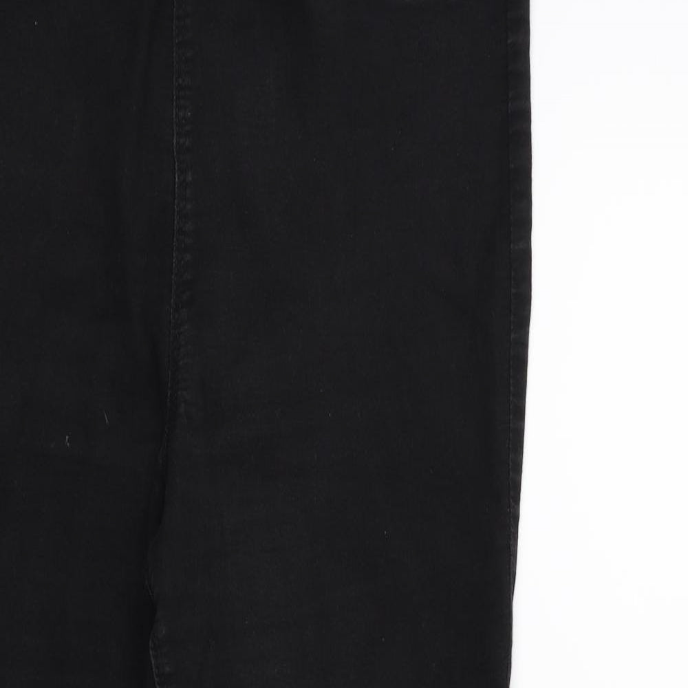 Papaya Womens Black  Denim Jegging Jeans Size 14 L27 in