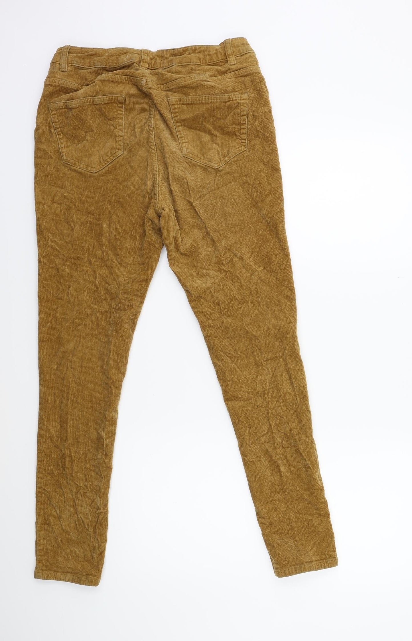 George Womens Brown  Corduroy Trousers  Size 14 L27 in
