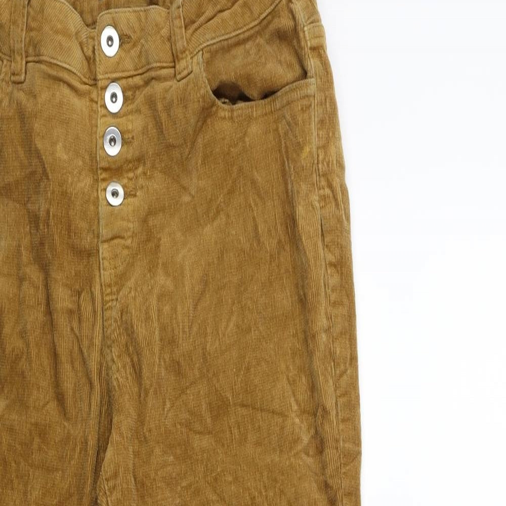 George Womens Brown  Corduroy Trousers  Size 14 L27 in