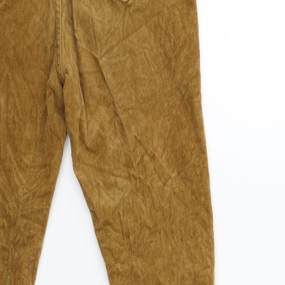 George Womens Brown  Corduroy Trousers  Size 14 L27 in