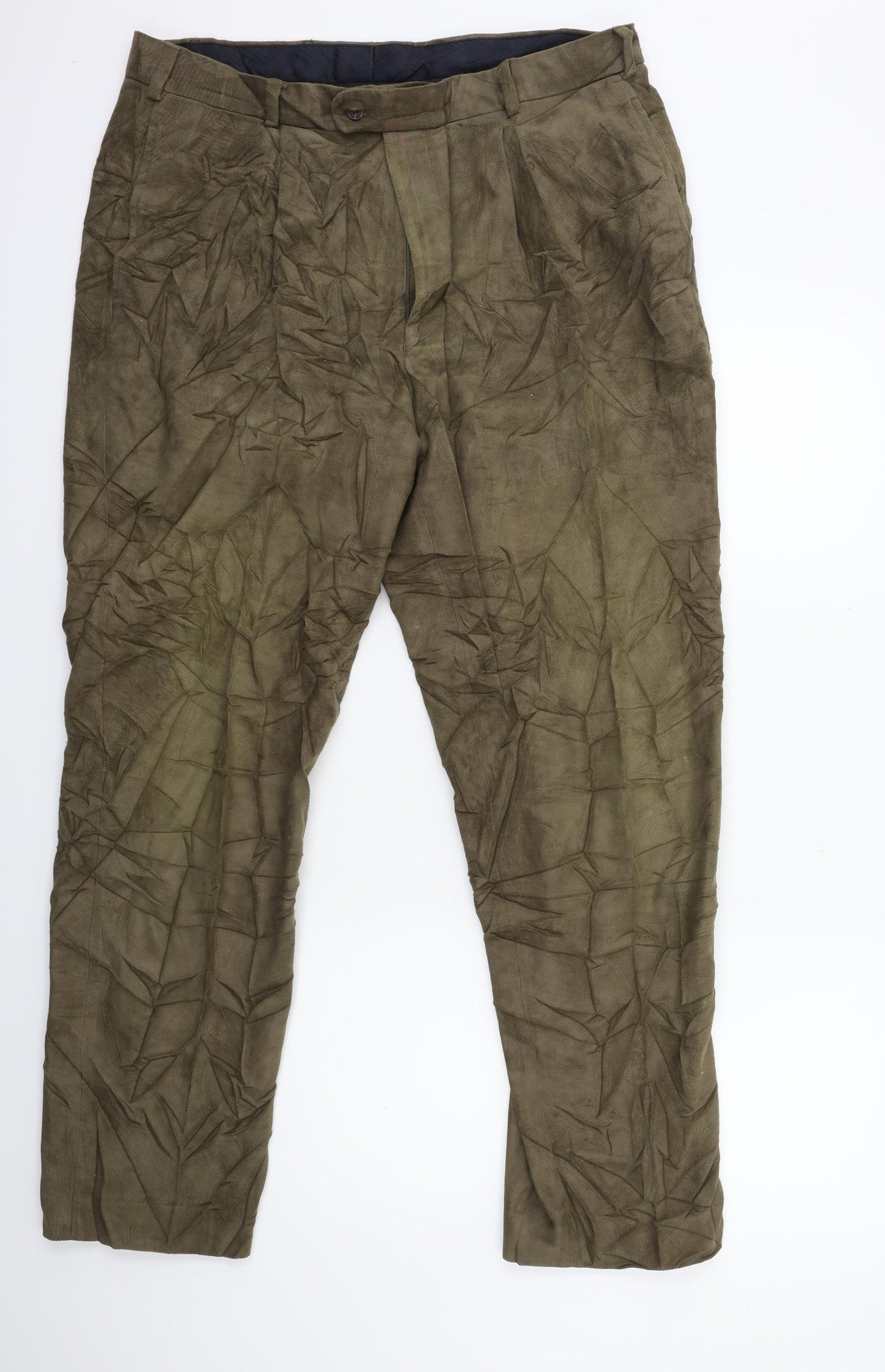 Preworn Mens Green  Corduroy Trousers  Size 34 in L29 in