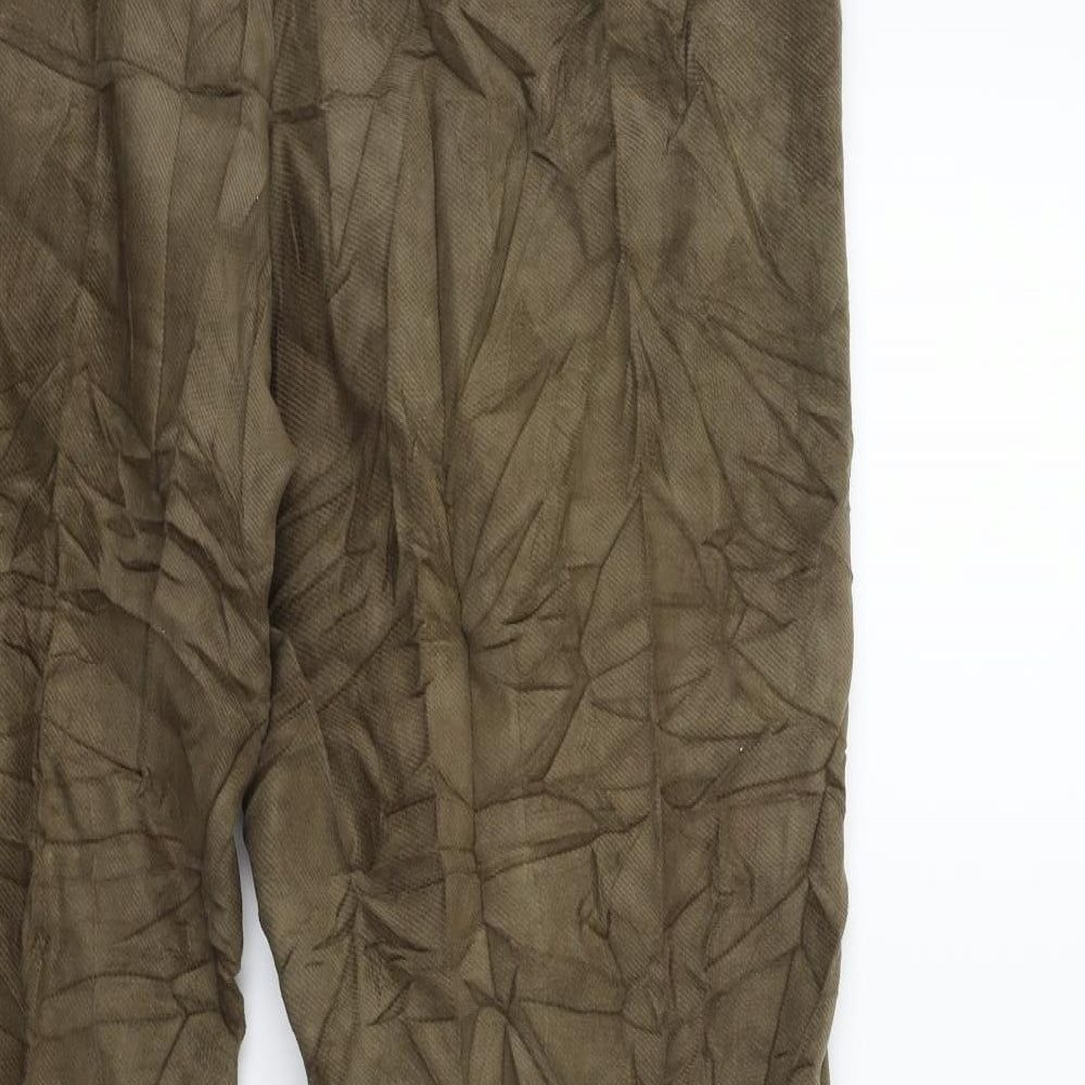 Preworn Mens Green  Corduroy Trousers  Size 34 in L29 in