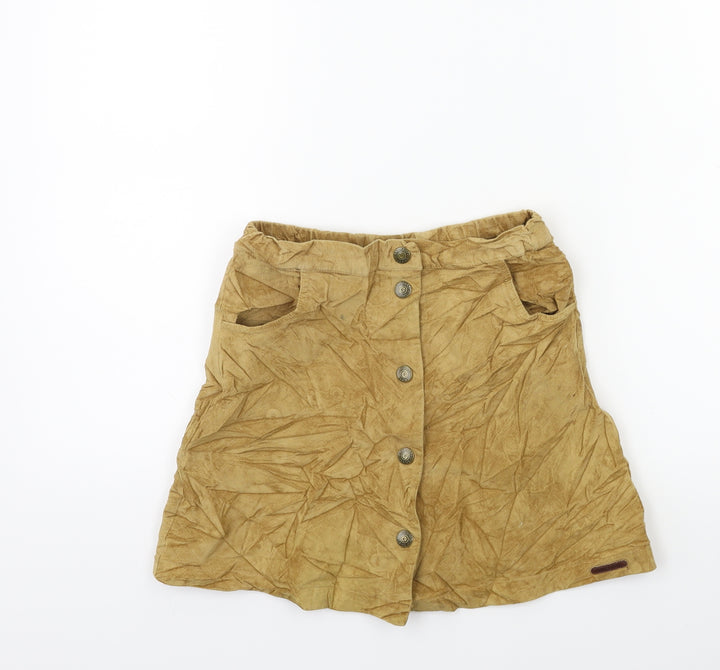 mar mar Girls Beige  Corduroy Skater  Size 10 Years