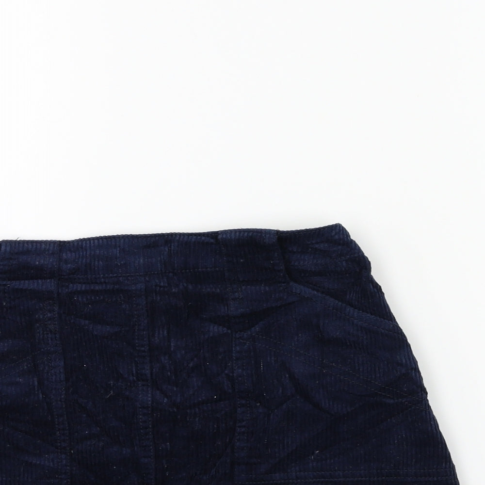 BDG Womens Blue  Corduroy Mini Skirt Size XS