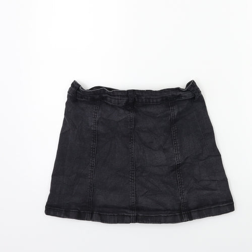FOREVER 21 Womens Black  Denim A-Line Skirt Size 29 in