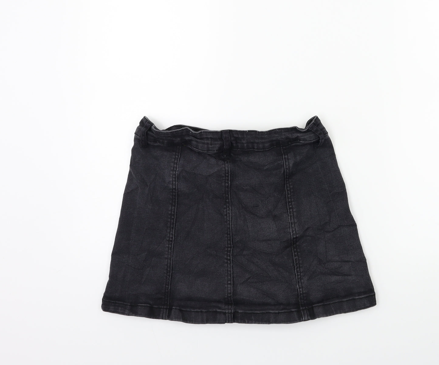 FOREVER 21 Womens Black  Denim A-Line Skirt Size 29 in