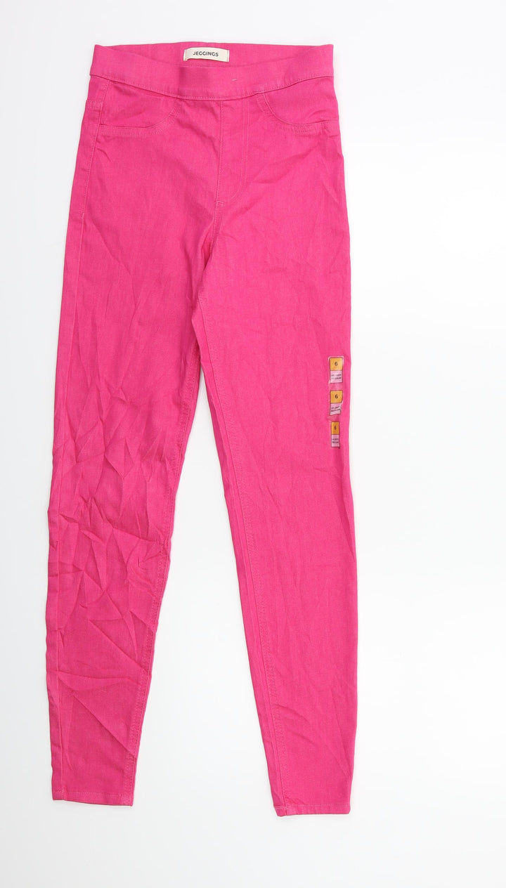 Marks and Spencer Womens Pink Denim Jegging Jeans Size 6 L28 in