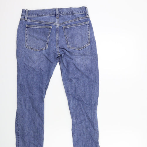 Gap Womens Blue  Denim Straight Jeans Size 28 in L26 in