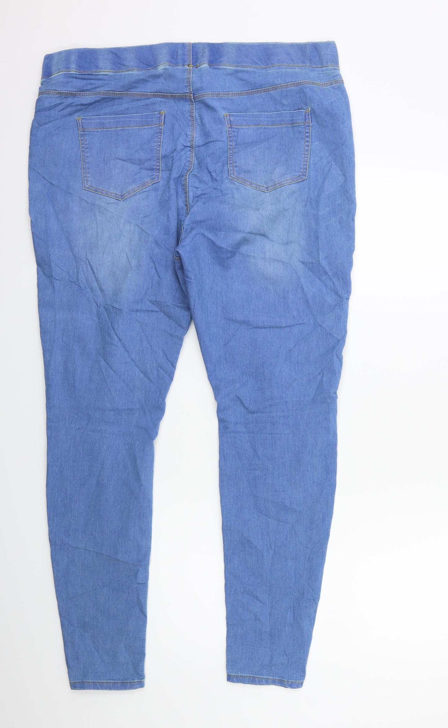 Papaya Womens Blue  Denim Jegging Jeans Size 18 L29 in