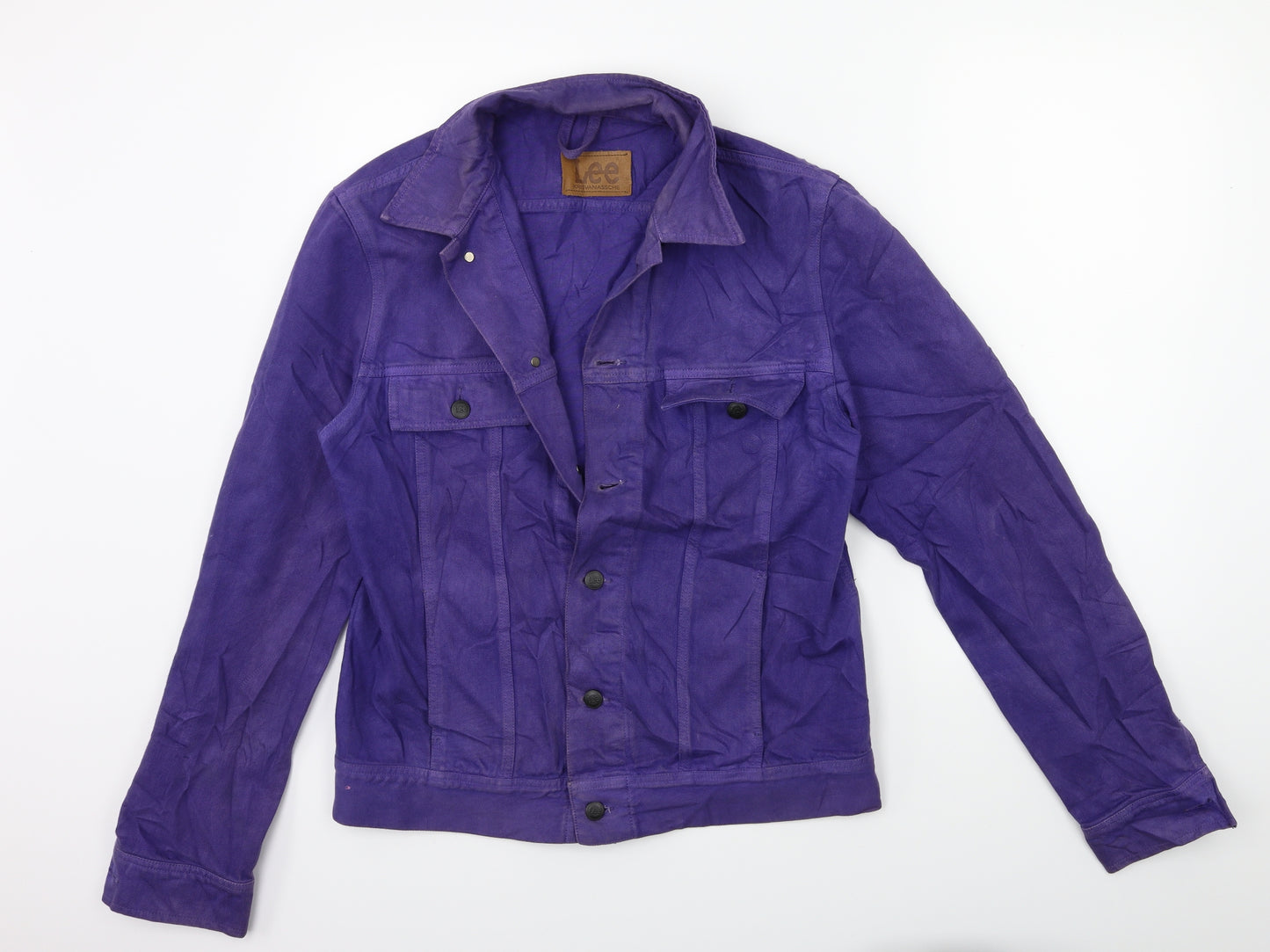 Lee Mens Purple  Denim Jacket  Size L