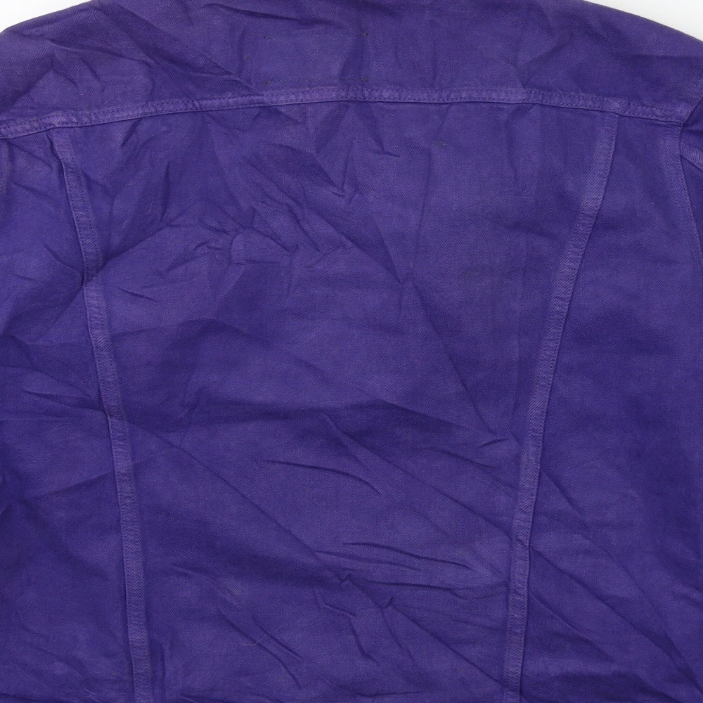 Lee Mens Purple  Denim Jacket  Size L