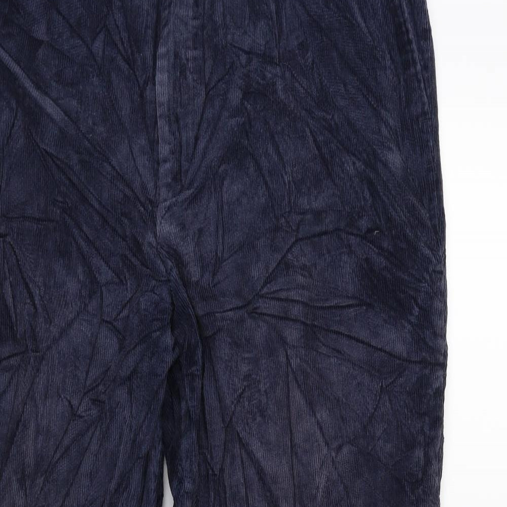 House of Bruar Mens Blue  Corduroy Trousers  Size 38 in L27 in