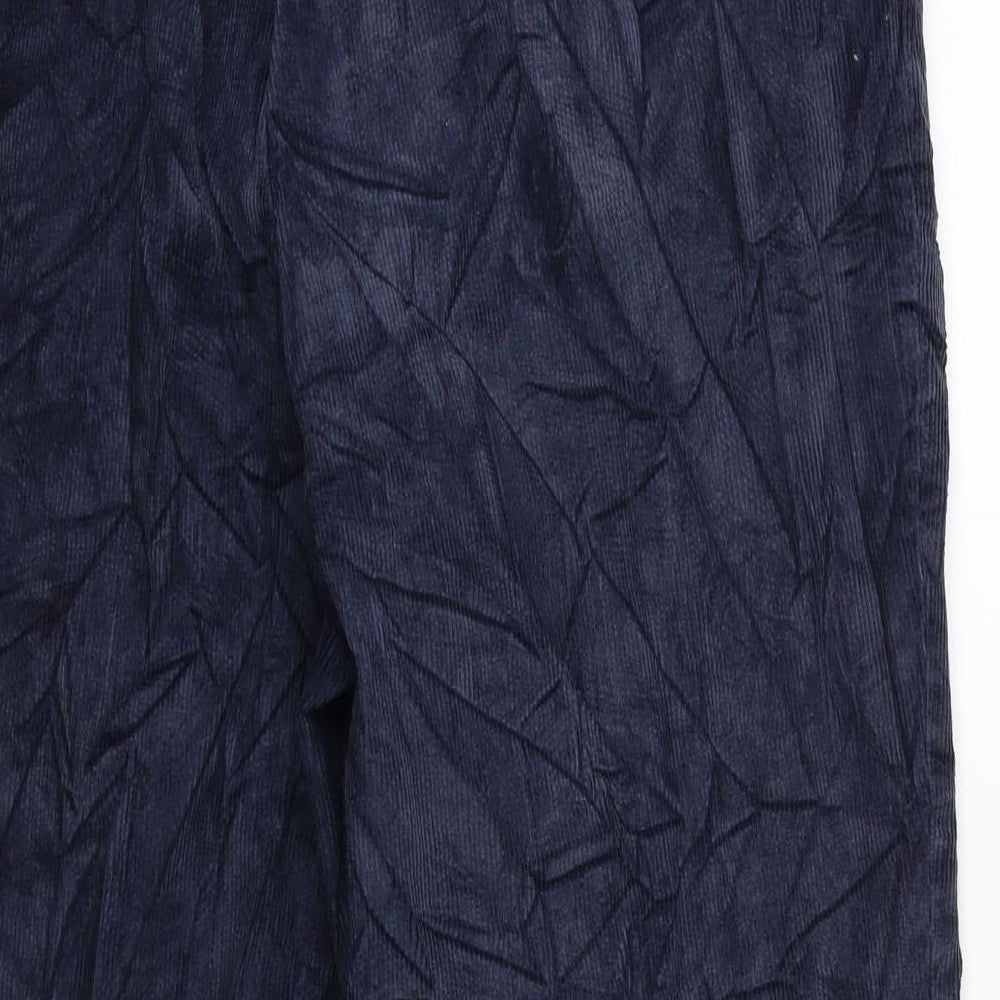 House of Bruar Mens Blue  Corduroy Trousers  Size 38 in L27 in
