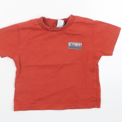 Adams Kids Boys Orange   Basic T-Shirt Size 12-18 Months