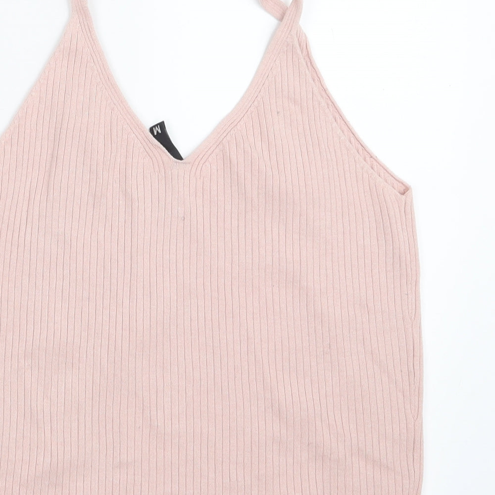 Divided by H&M Womens Pink   Cropped T-Shirt Size M