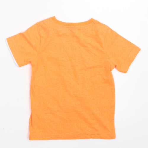 Mothercare Boys Orange   Basic T-Shirt Size 3-4 Years