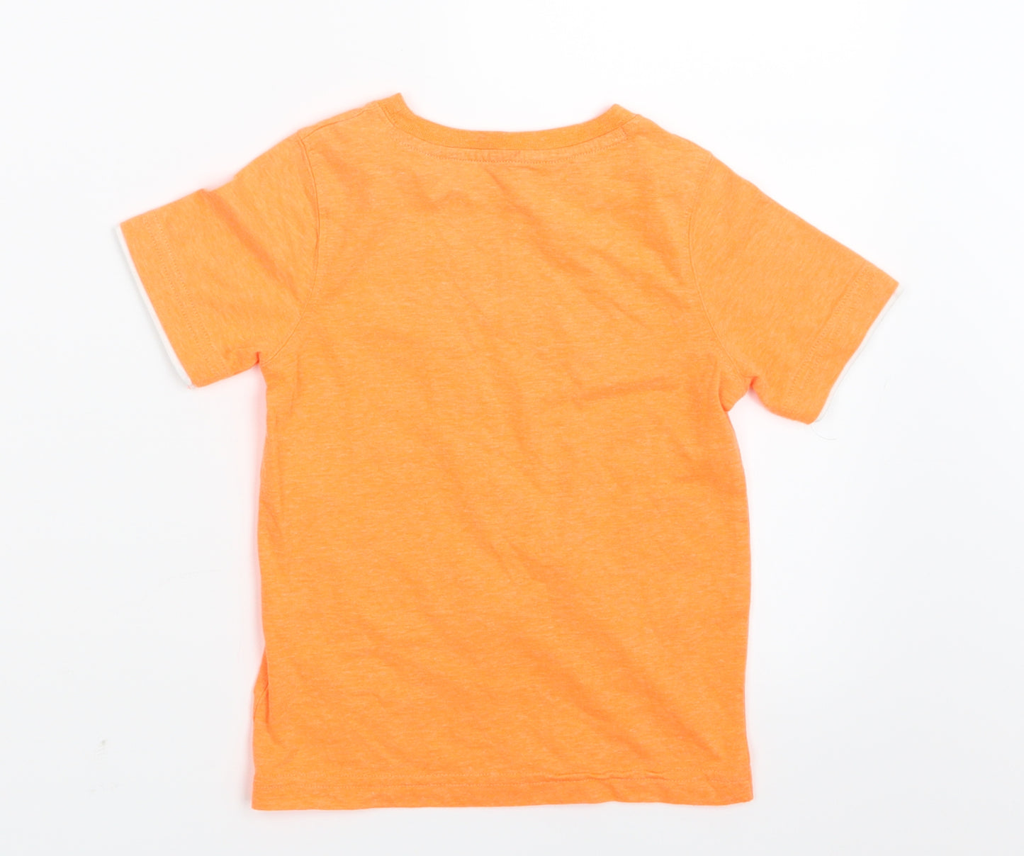 Mothercare Boys Orange   Basic T-Shirt Size 3-4 Years