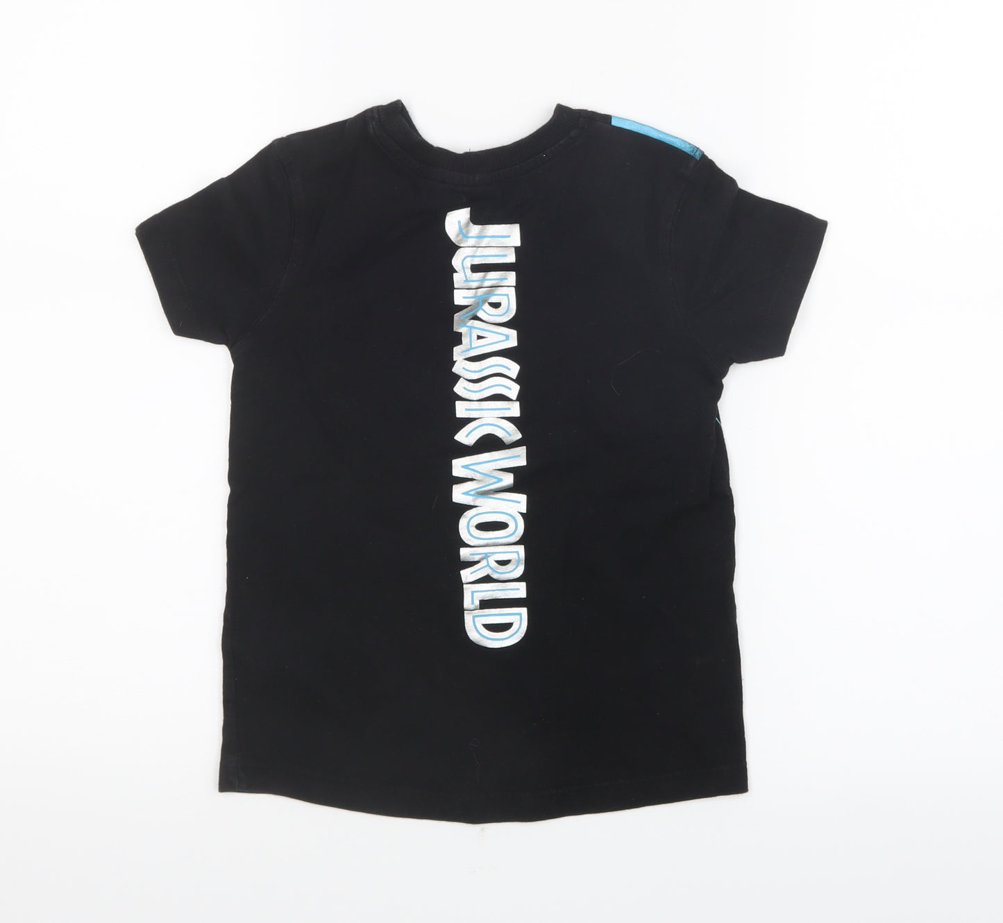 George Boys Black   Basic T-Shirt Size 4-5 Years  - Jurassic World