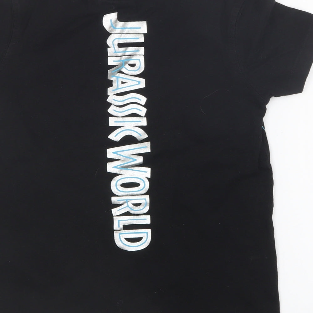 George Boys Black   Basic T-Shirt Size 4-5 Years  - Jurassic World