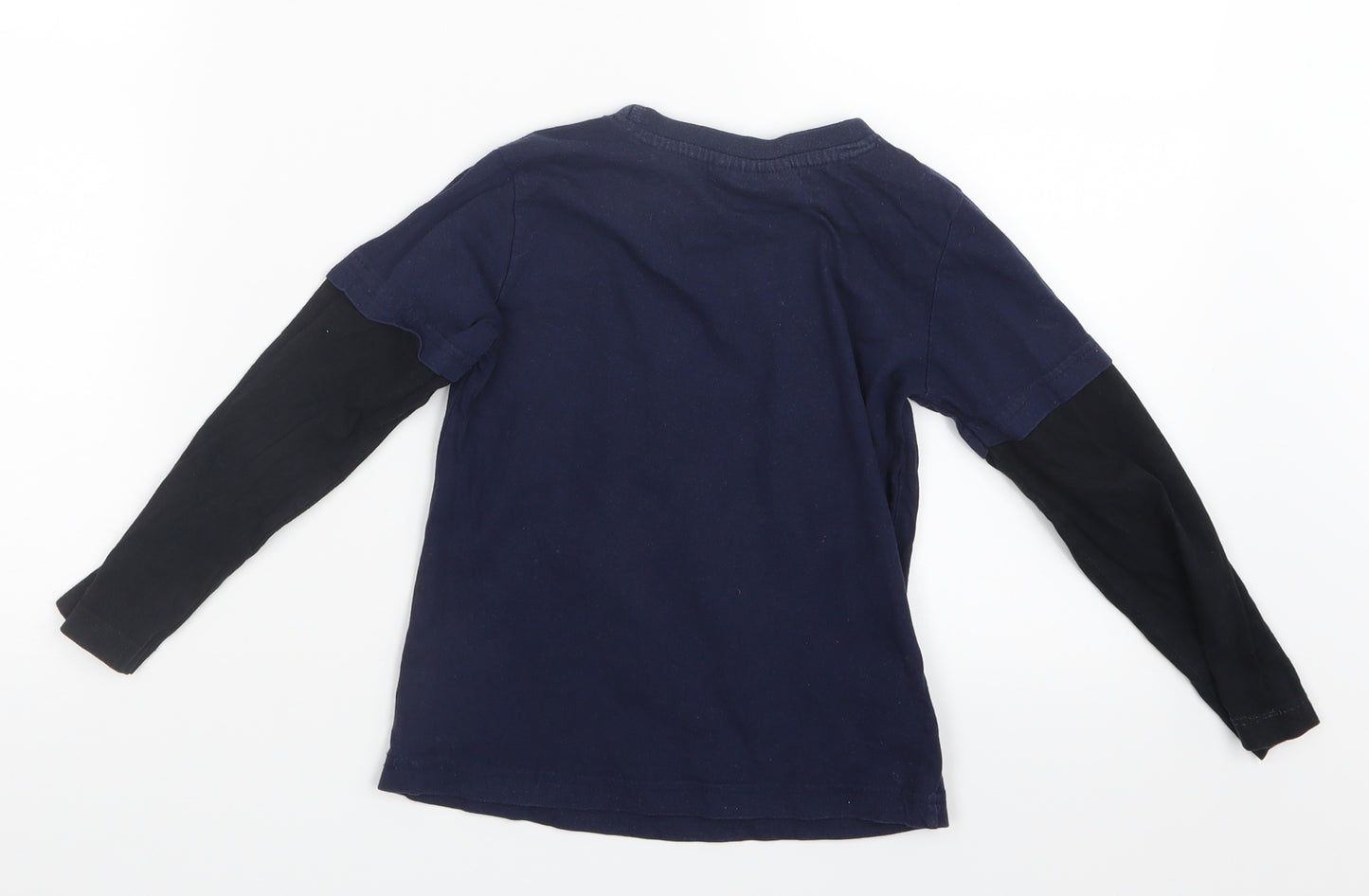 Batman Boys Blue   Basic T-Shirt Size 4 Years  - Batman