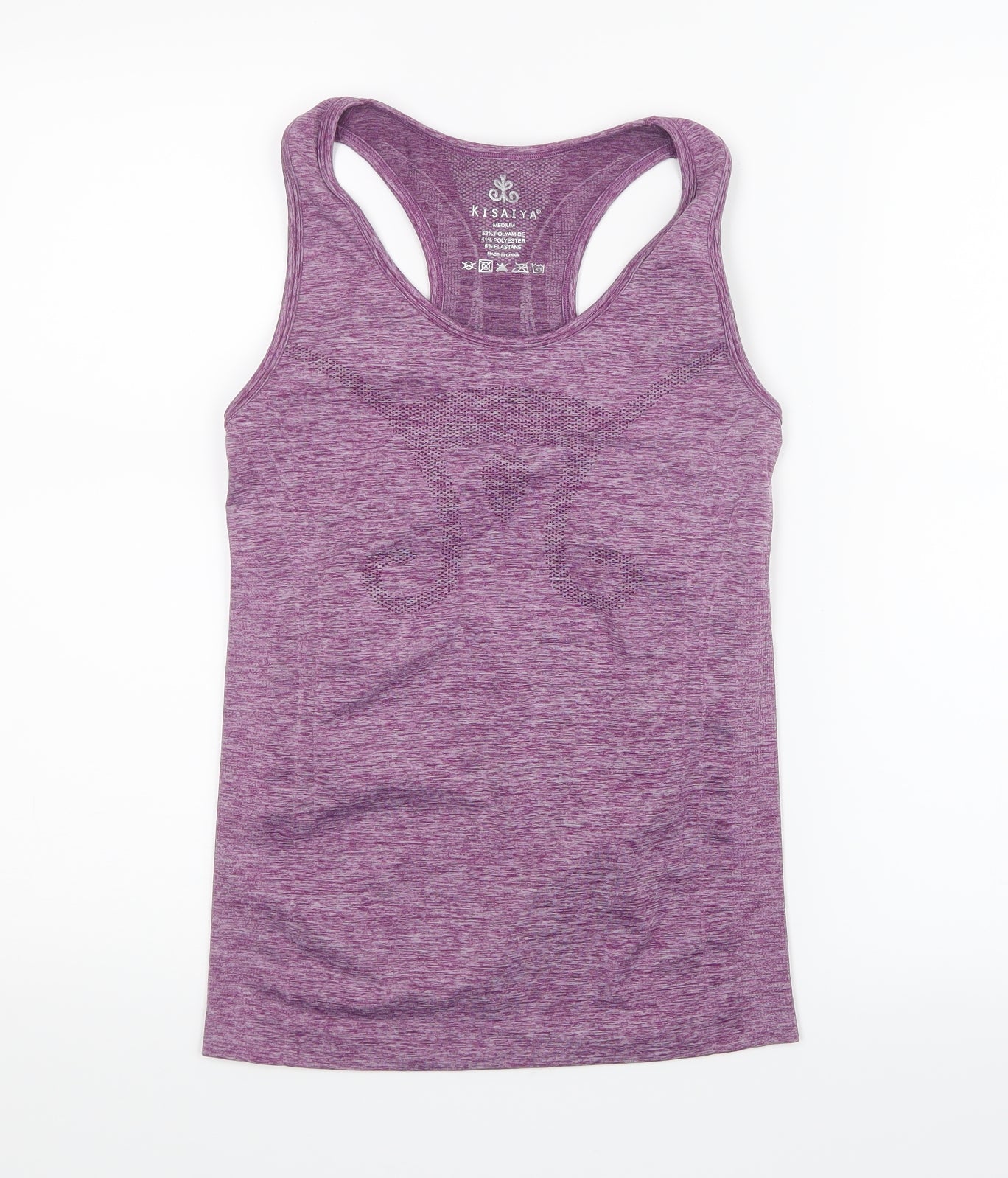 Kisaiya Womens Purple   Basic Tank Size M