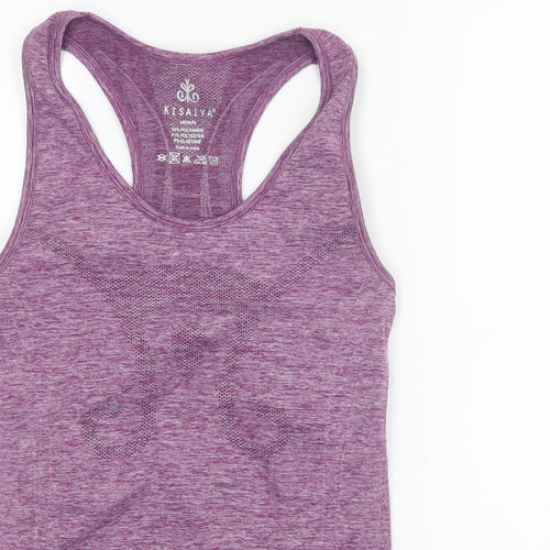 Kisaiya Womens Purple   Basic Tank Size M