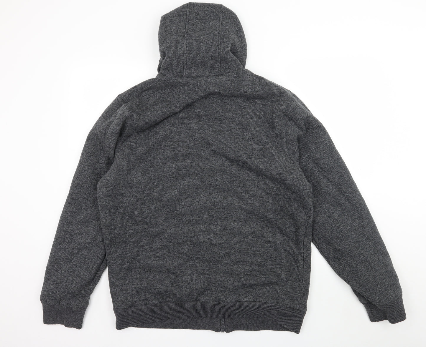 Buffalo Mens Grey  Jersey Full Zip Hoodie Size 2XL