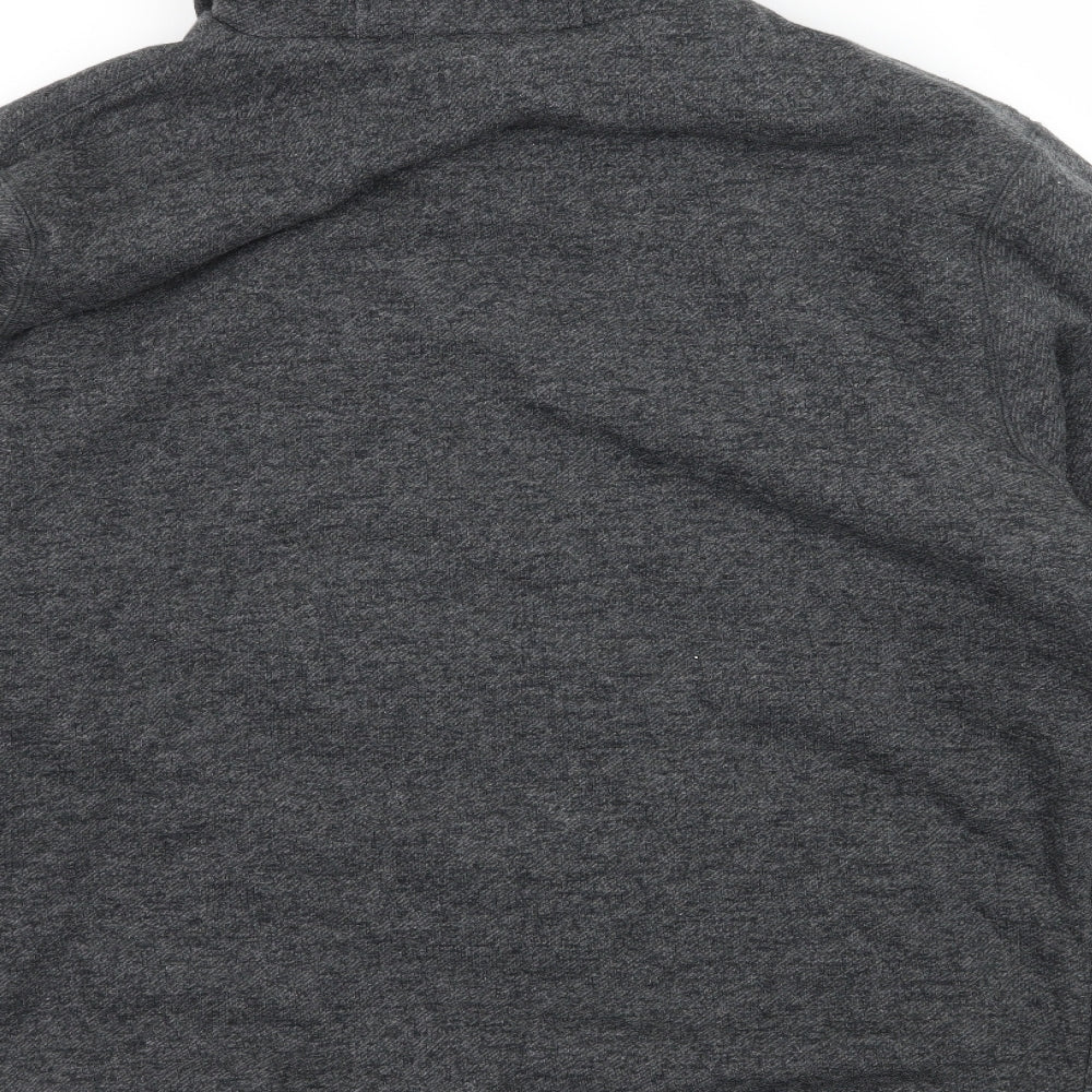 Buffalo Mens Grey  Jersey Full Zip Hoodie Size 2XL
