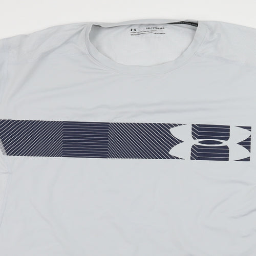 Under armour Mens Grey  Jersey  T-Shirt Size 2XL