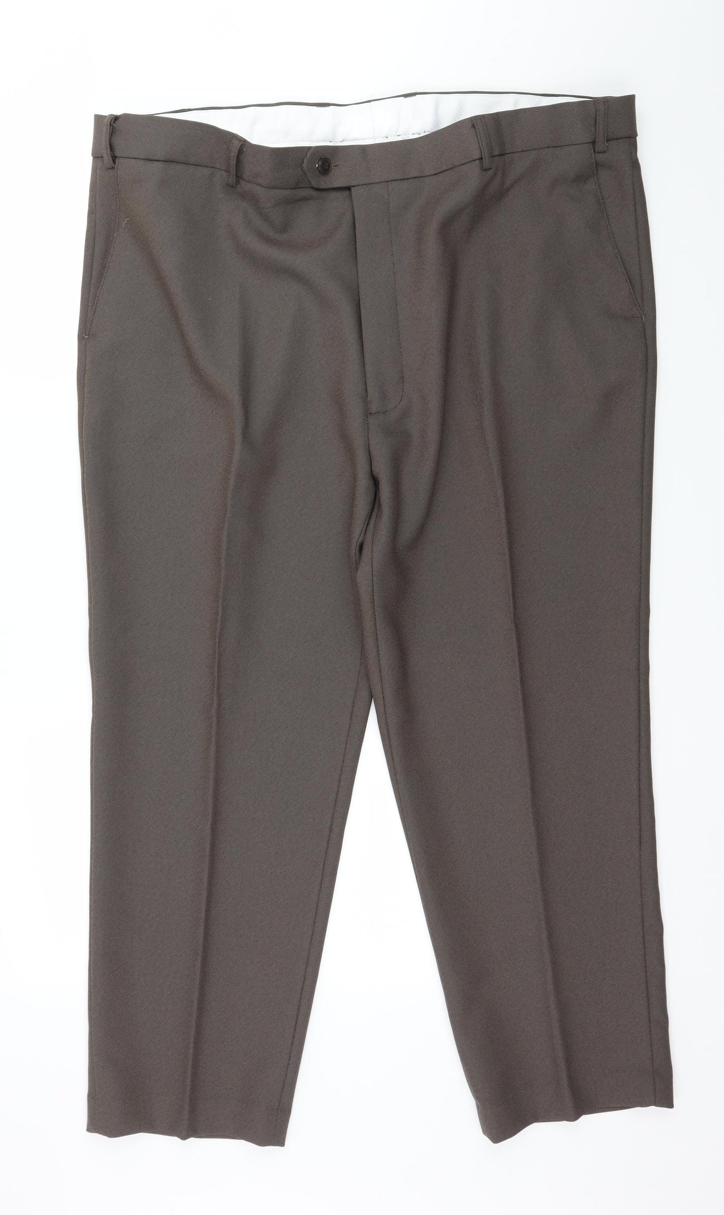 Preworn Mens Brown   Trousers  Size 44 in L28 in