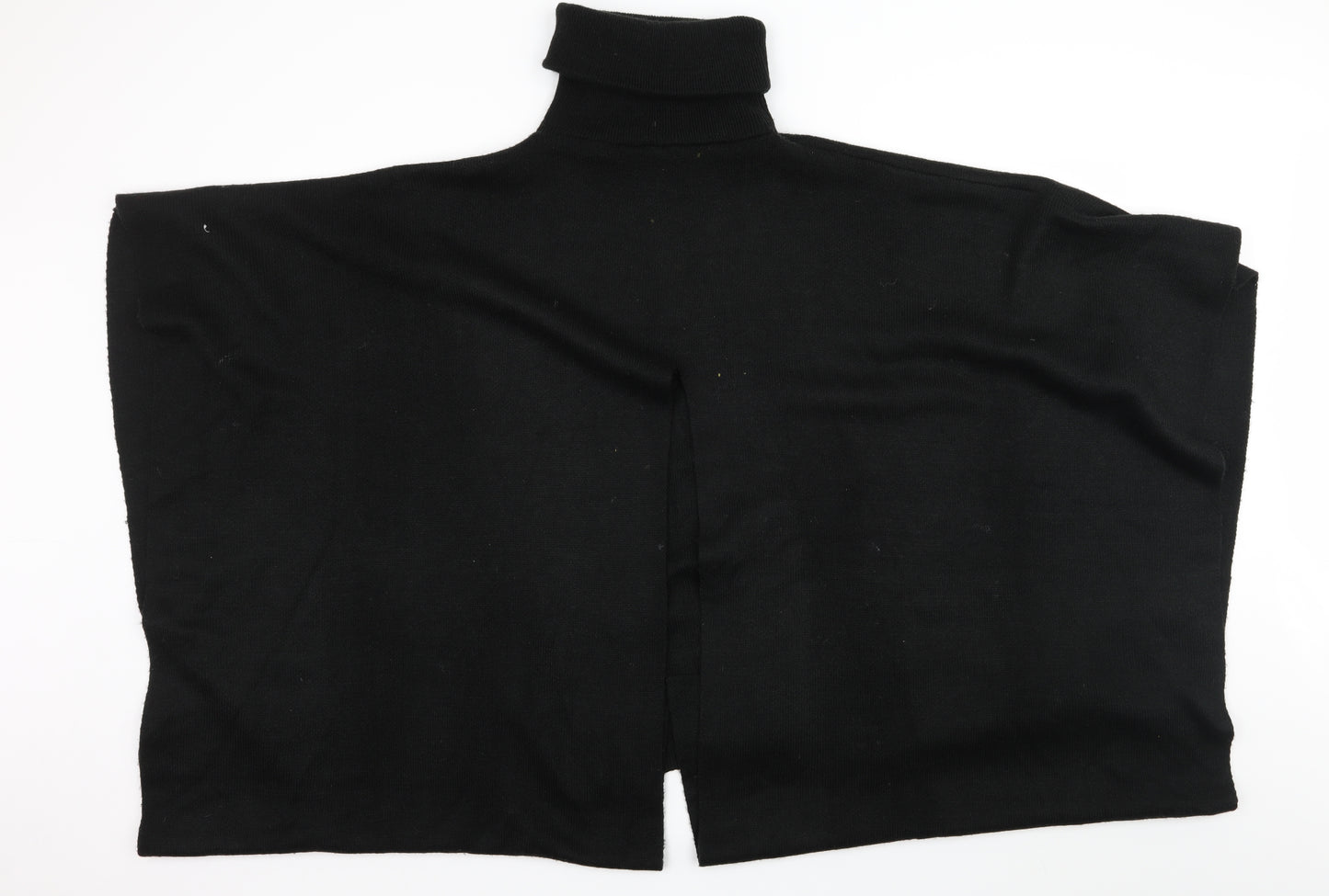 Warehouse Womens Black  Knit Pullover Jumper One Size