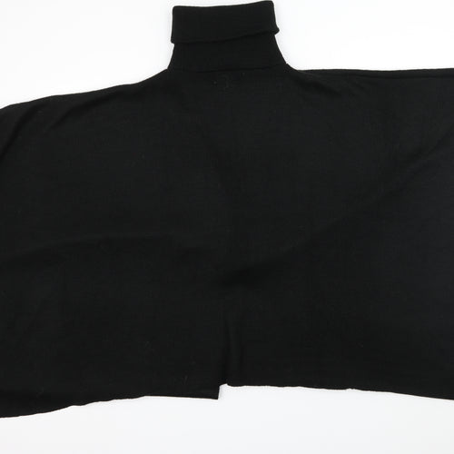 Warehouse Womens Black  Knit Pullover Jumper One Size