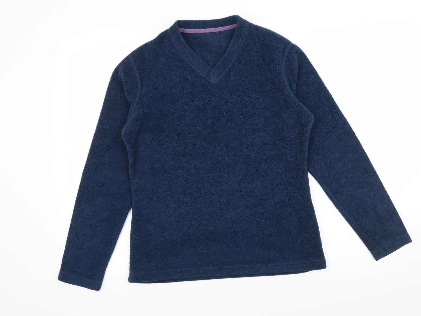 Millets Womens Blue  Fleece Pullover Sweatshirt Size XS