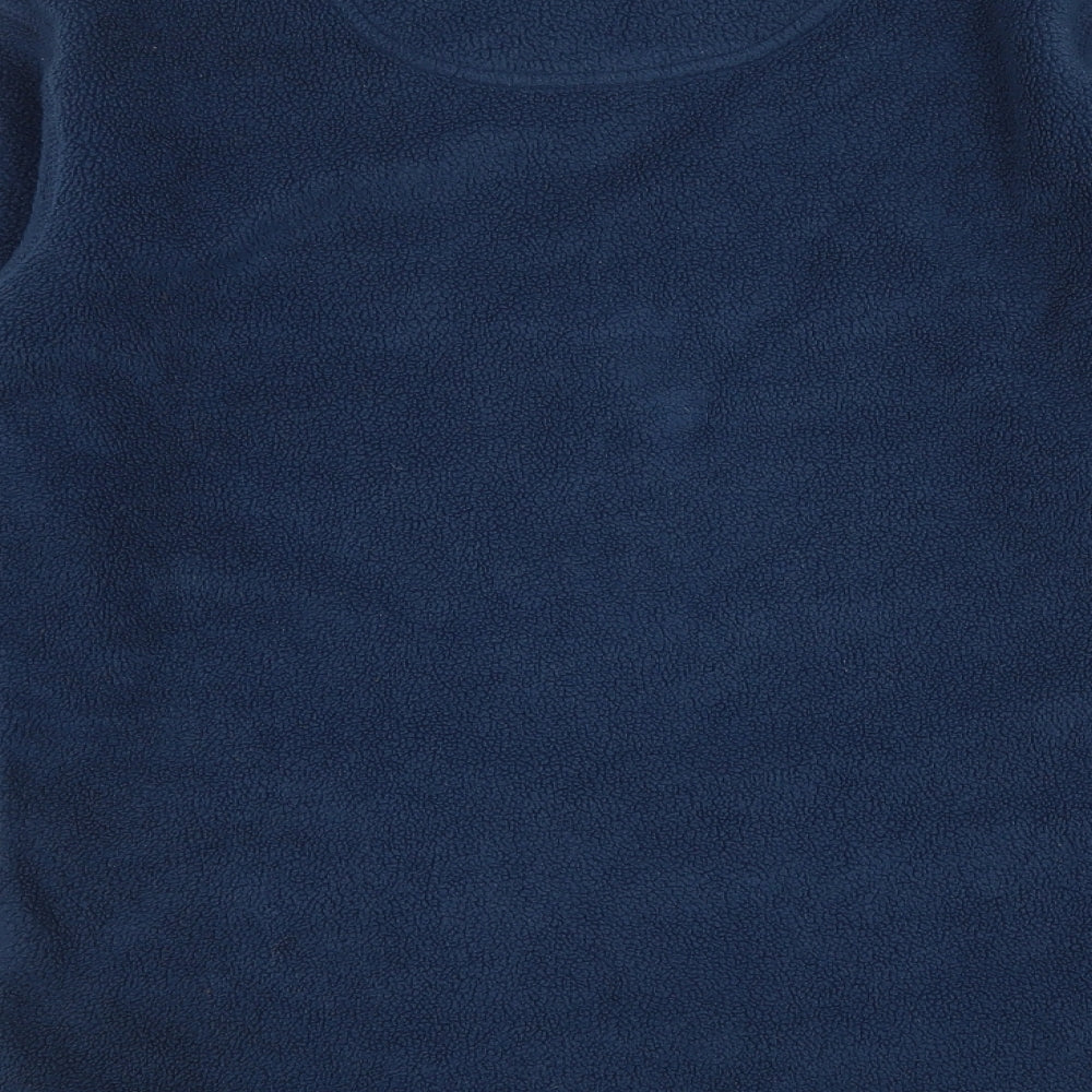Millets Womens Blue  Fleece Pullover Sweatshirt Size XS