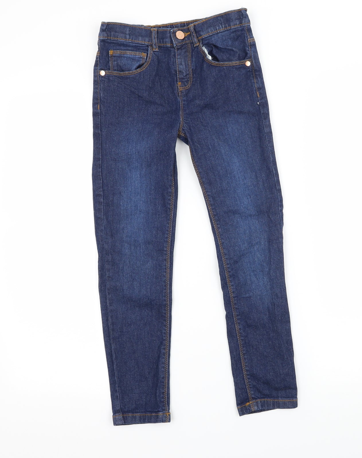 Nutmeg Boys Blue  Denim Skinny Jeans Size 7-8 Years