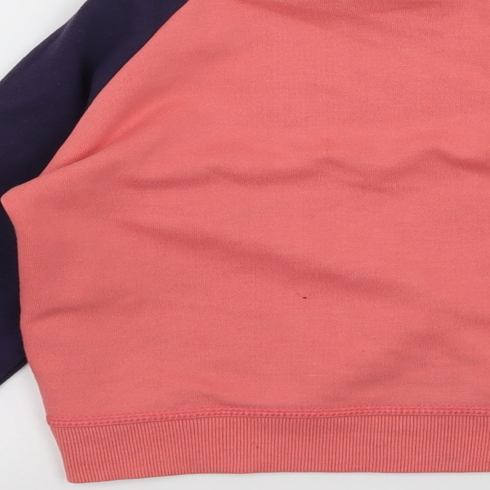 ellesse Girls Pink  Jacquard Pullover Sweatshirt Size 6-7 Years