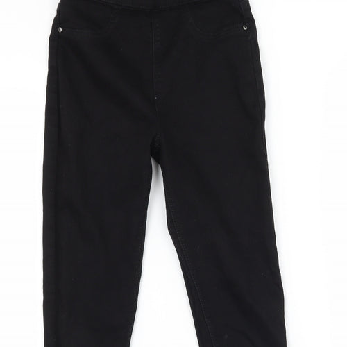 Matalan Girls Black  Denim Jegging Jeans Size 9 Years