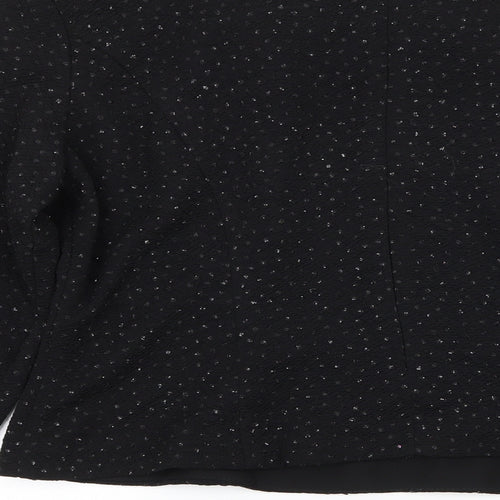 Jessica Howard Womens Black   Basic Blouse Size 14