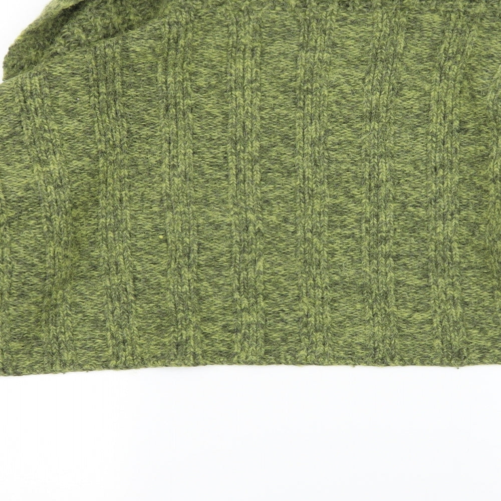 La Confidence Womens Green  Knit Cardigan Jumper Size L