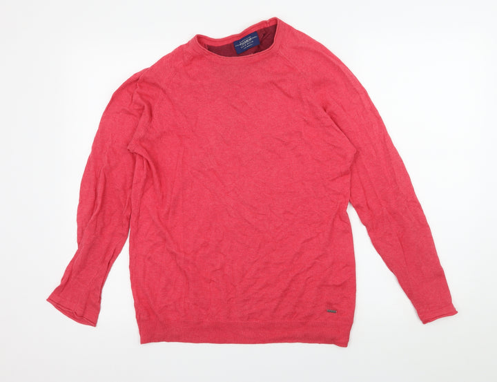 Pull&Bear Womens Pink  Knit Pullover Jumper Size M