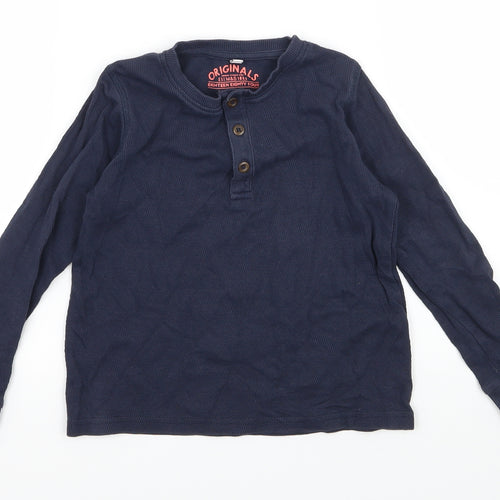 Marks and Spencer Boys Blue  Jersey Basic T-Shirt Size 5-6 Years