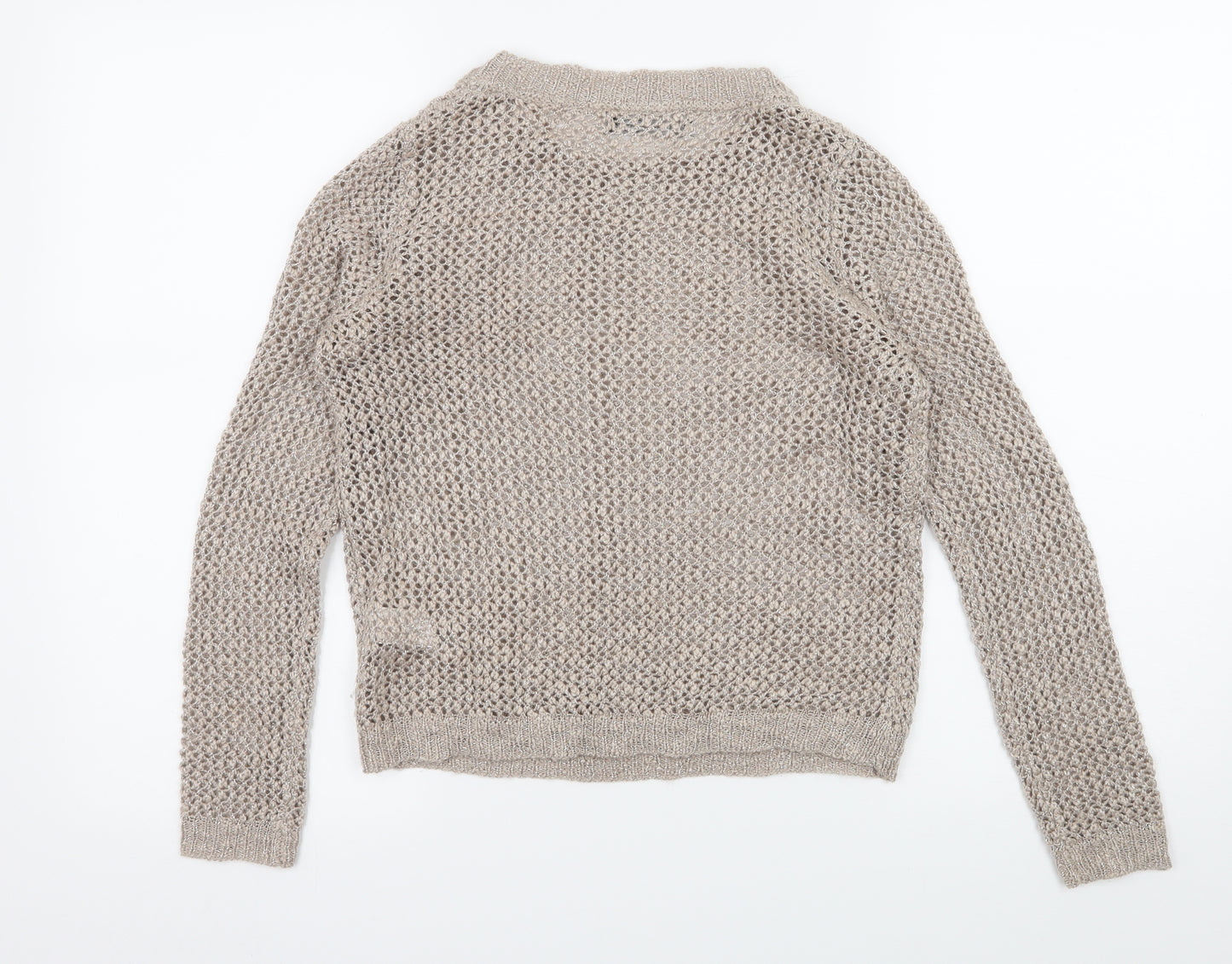 Atmosphere Womens Grey  Knit Pullover Jumper Size 6