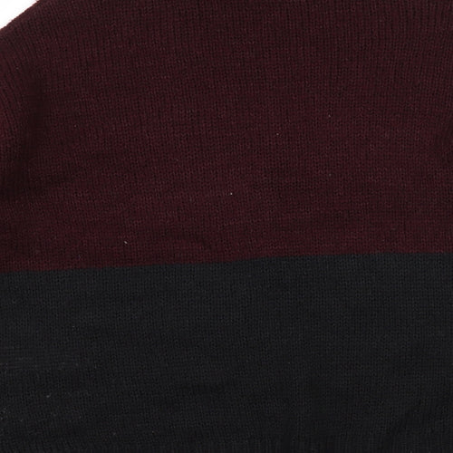 New Look Womens Black  Knit Pullover Jumper Size S