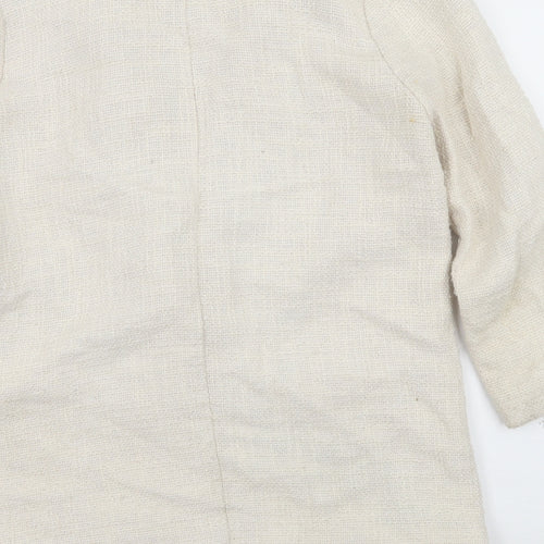 Skin and Threads Womens Ivory   Jacket Blazer Size M