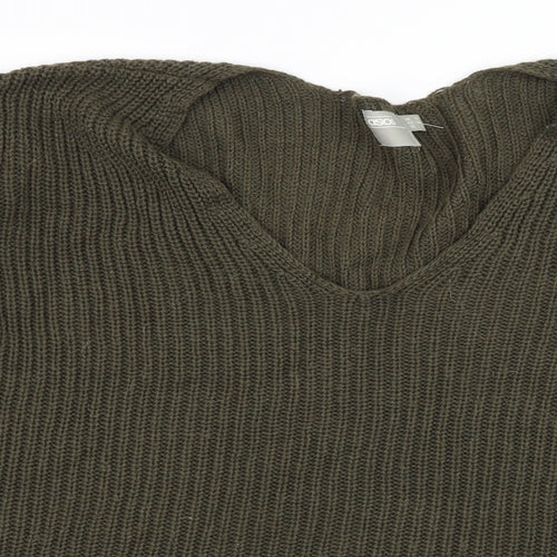 ASOS Womens Green  Knit Pullover Jumper Size 10