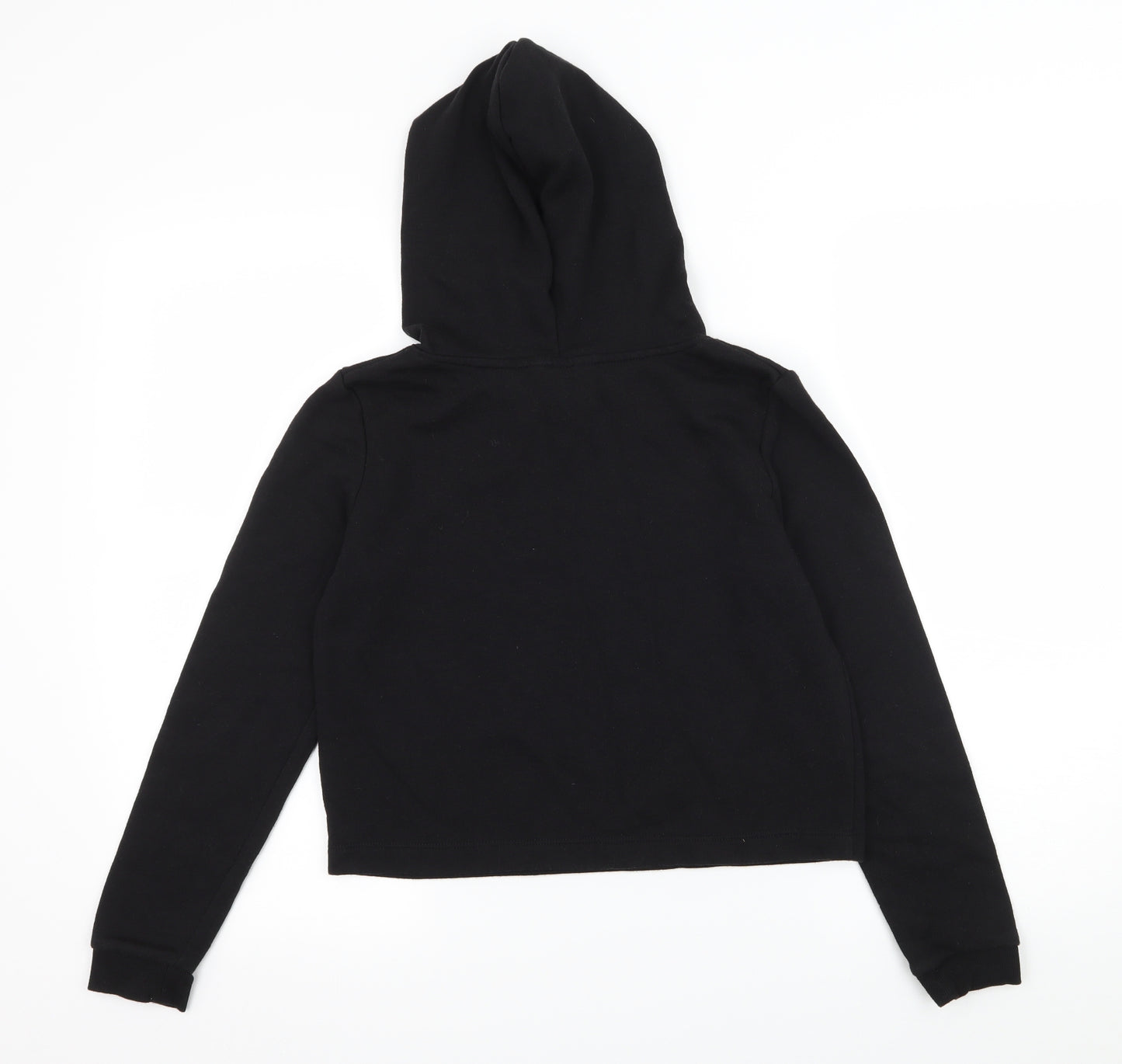 H&M Boys Black  Jersey Pullover Hoodie Size 11-12 Years