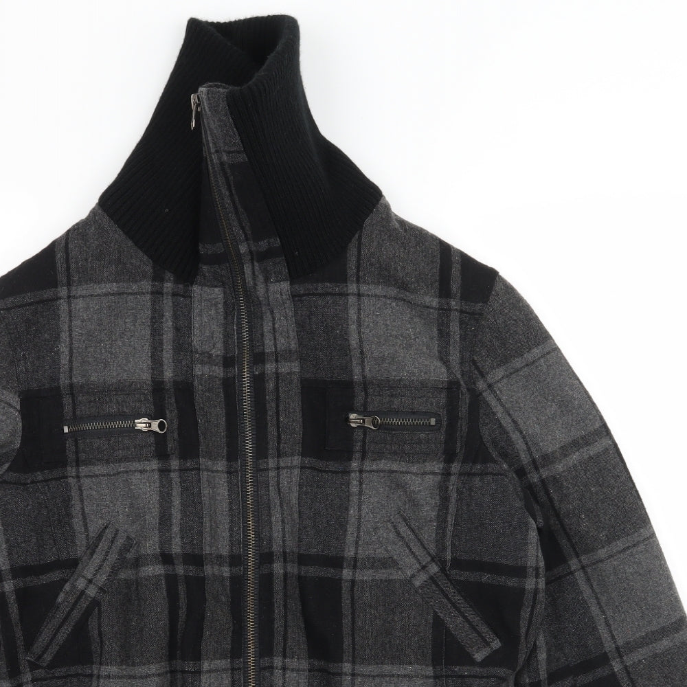 Miss Posh Womens Grey Check  Jacket  Size 14