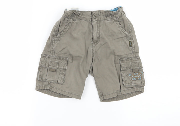 Pumpkin Patch Boys Grey Cargo Trousers Size 12-18 Months