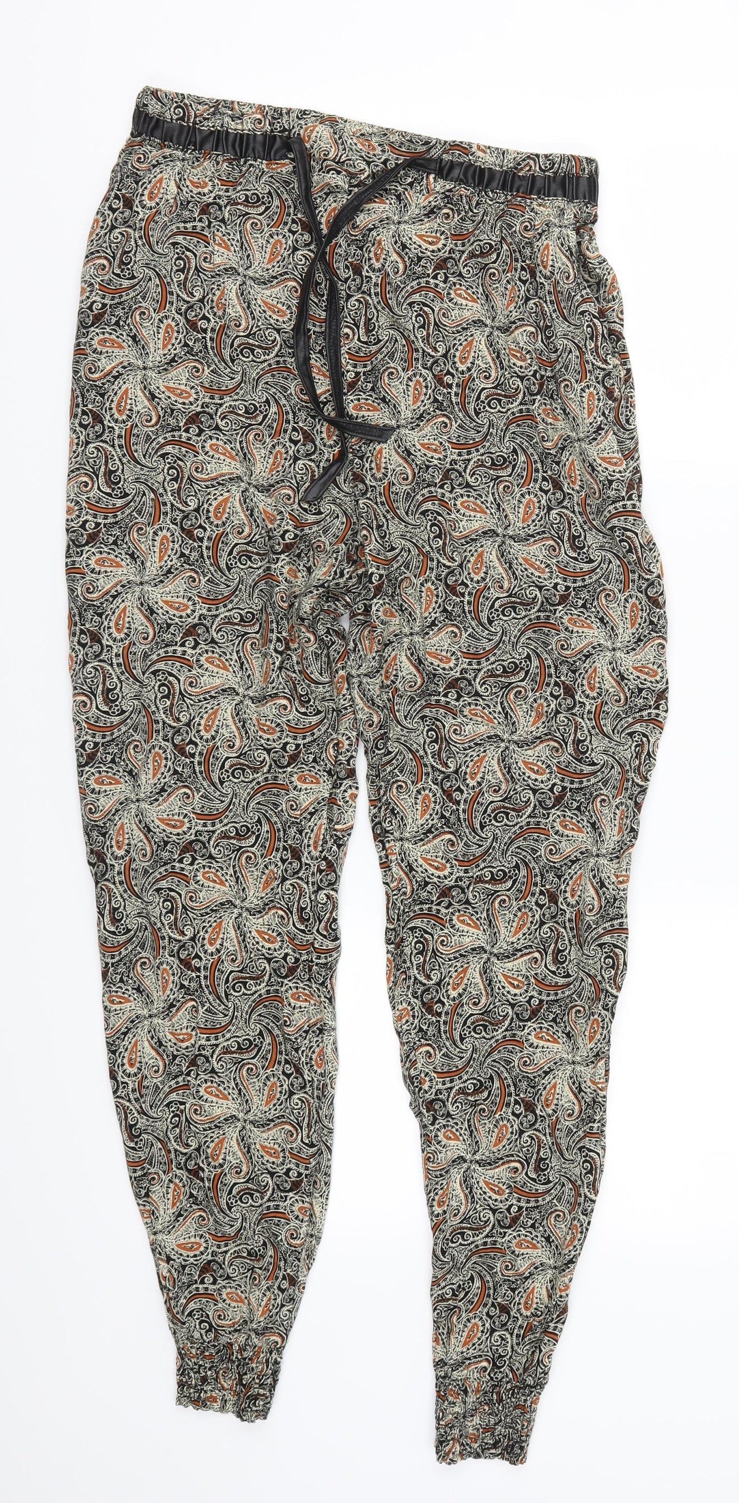 Preworn Womens Brown Paisley  Trousers  Size 27 in L27 in